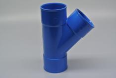 Modré PVC potrubie
